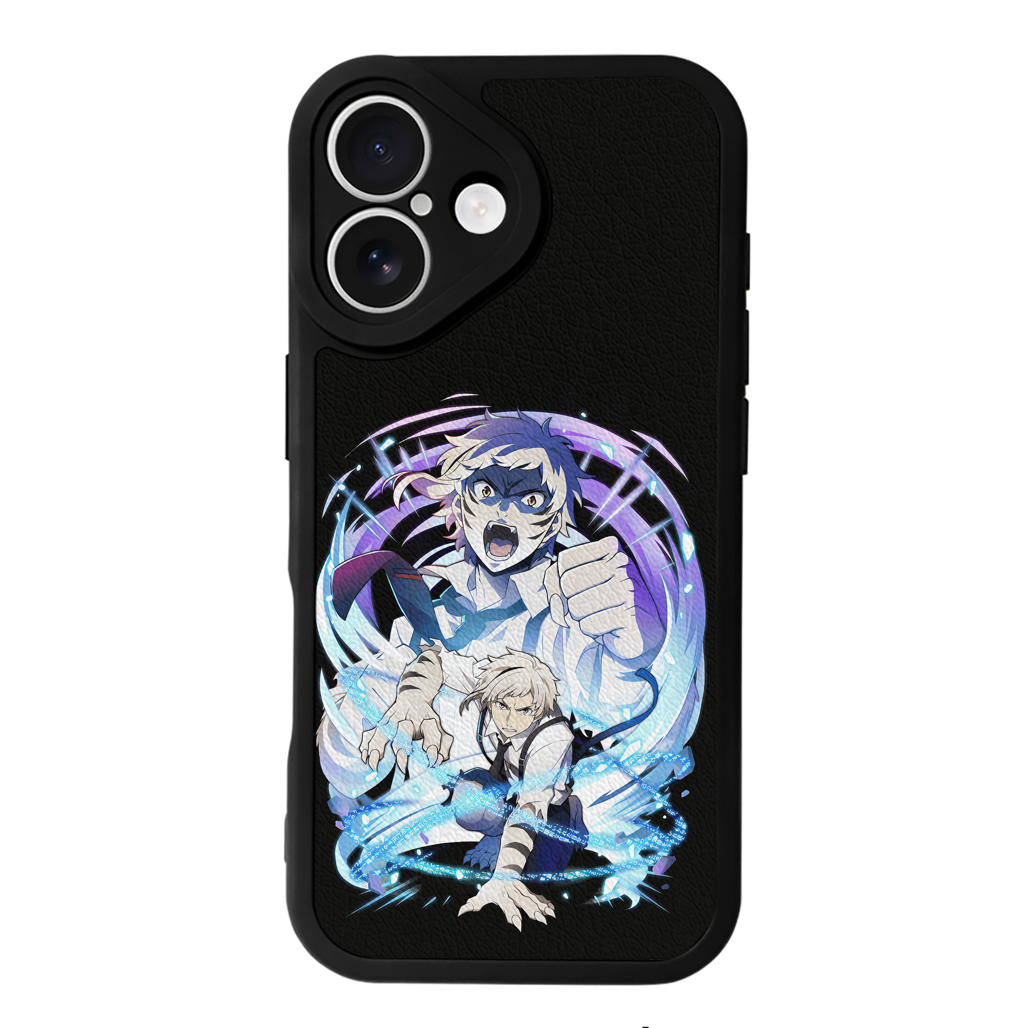 （画像用） 文豪ストレイドッグス Bungo Stray Dogs 【iPhone 16シリーズ対応】シリコンスマホケース（レザー調） 材質：シリコン